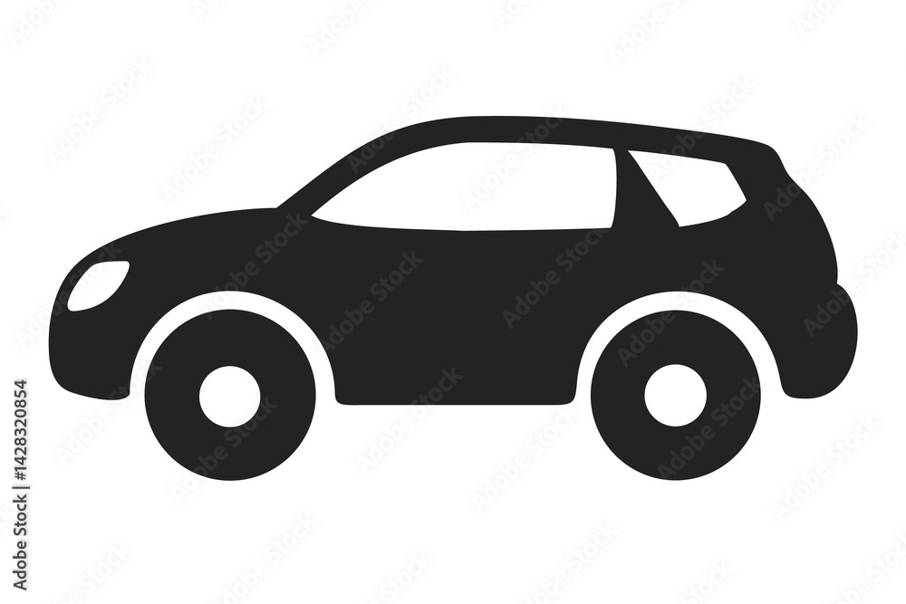 Car Icon Illustration for Vehicle Graphics, Automotive Design, Transportation Symbol Car Icon Illustration for Vehicle Graphics, Automotive Design, Transportation Symbol
