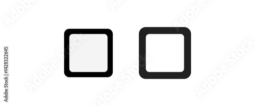 White Large Square
