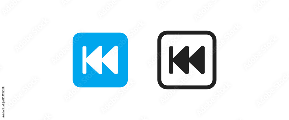 fast reverse button
fast reverse button