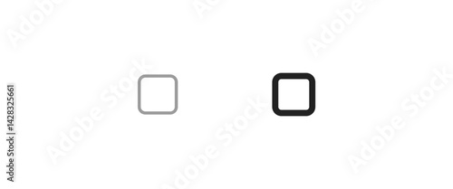 Small Square Outline
