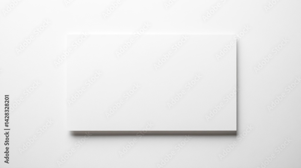 Blank white rectangular surface Blank white rectangular surface