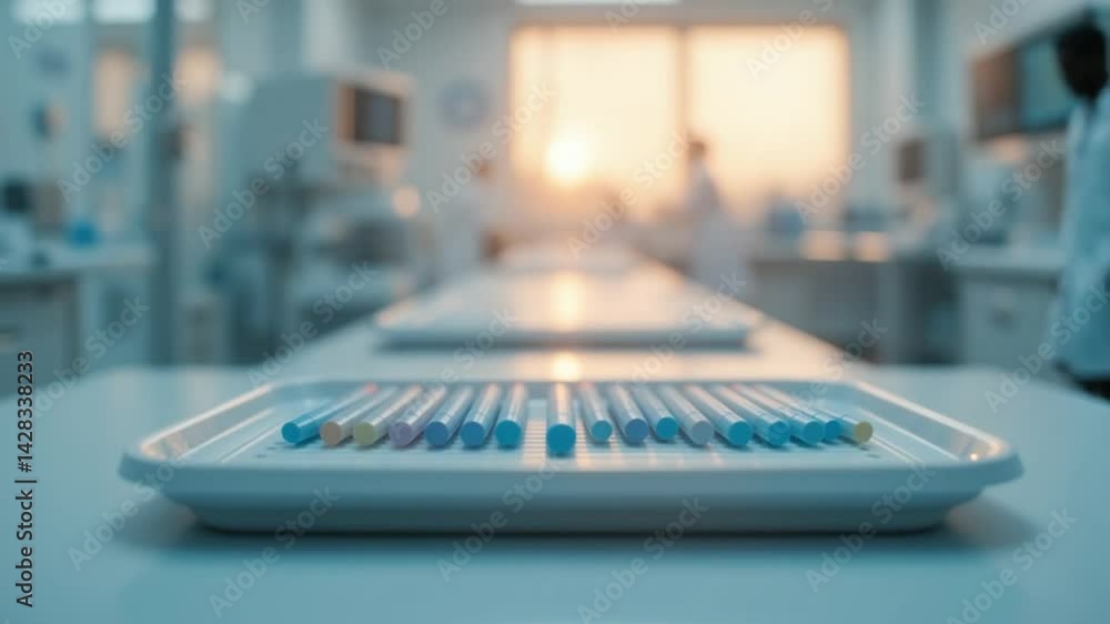 Modern Medical Lab with Test Tubes and Equipment for Scientific Research and Analysis Modern Medical Lab with Test Tubes and Equipment for Scientific Research and Analysis