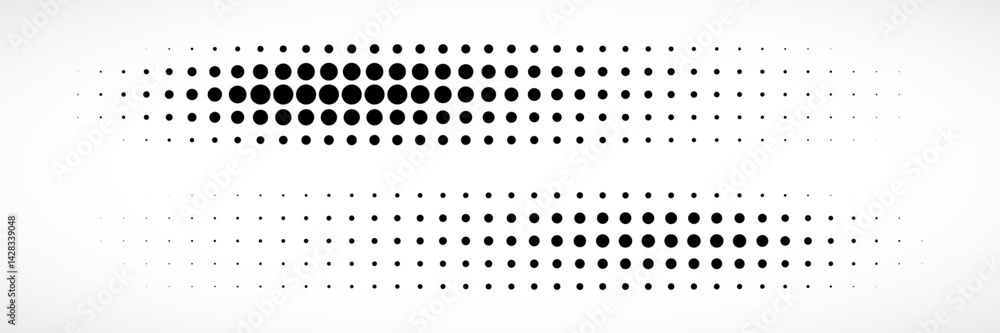 Halftone Vector Dots Curved Gradient Pattern Background. Curve Dotted Spots using Halftone Circle Dot Texture. Vector Shape Half Tone. Abstract Logo Design Element. Halftone Vector Dots Curved Gradient Pattern Background. Curve Dotted Spots using Halftone Circle Dot Texture. Vector Shape Half Tone. Abstract Logo Design Element.