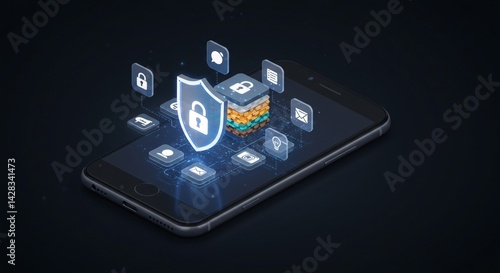A mobile‑first cybersecurity system protecting corporate apps on smartphones