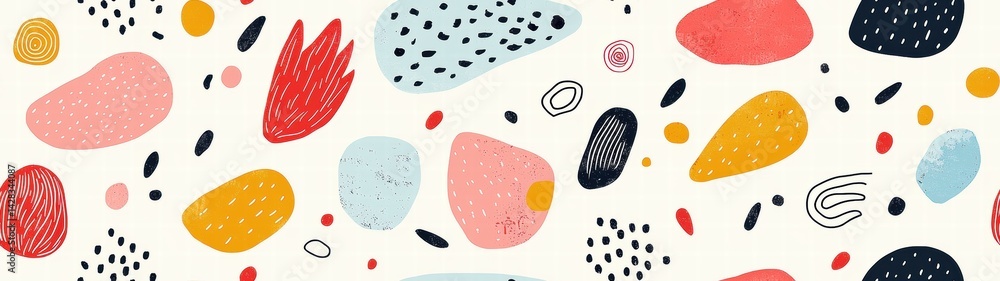 A diverse pattern composed of different shapes and textures creating a unique artistic experience A diverse pattern composed of different shapes and textures creating a unique artistic experience