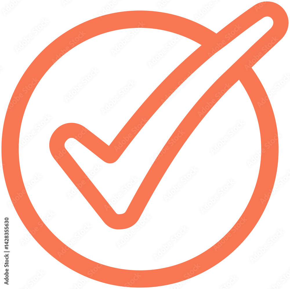 Round Tick Line icon
Round Tick Line icon