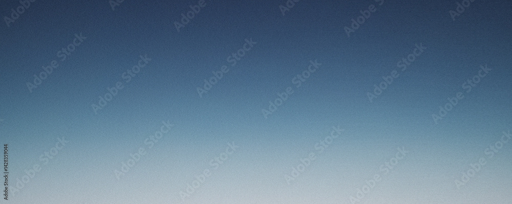 Serene Blue Sky Gradient: A Peaceful View Blurred with Noise Serene Blue Sky Gradient: A Peaceful View Blurred with Noise