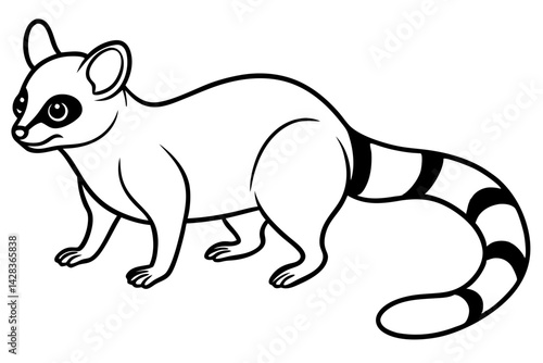 Ringtail Outline