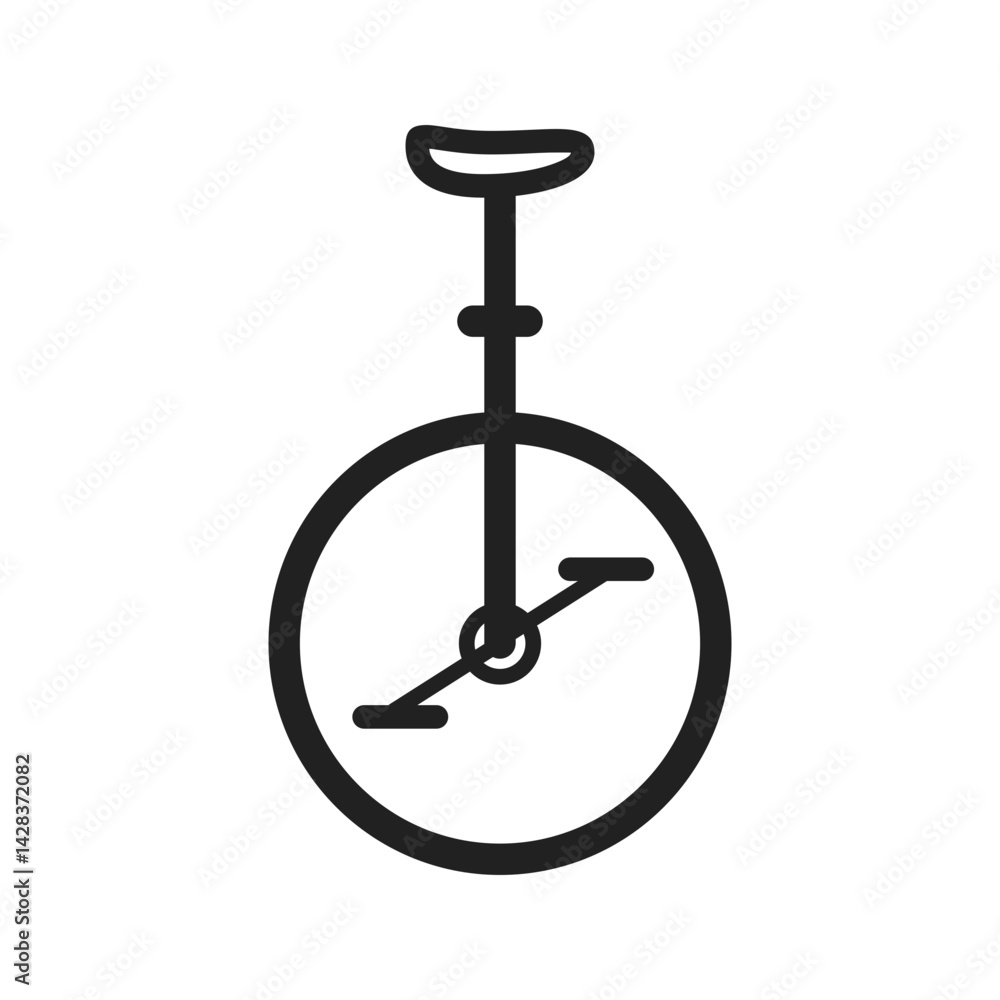 Circus Cycle icon vector image. Suitable for mobile apps, web apps and print media. Circus Cycle icon vector image. Suitable for mobile apps, web apps and print media.