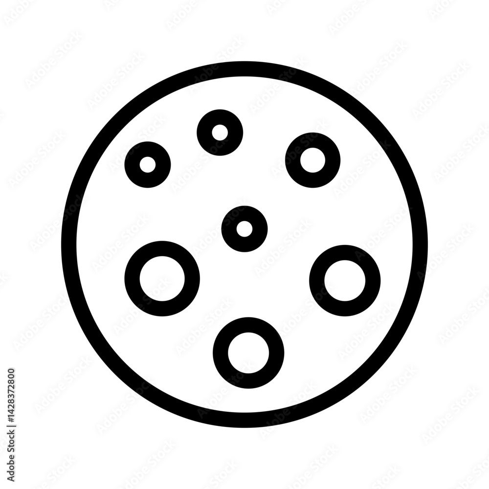 Cookie icon vector image. Suitable for mobile apps, web apps and print media. Cookie icon vector image. Suitable for mobile apps, web apps and print media.
