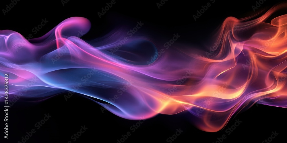 Pastel flame background with a streaming color haze effect Pastel flame background with a streaming color haze effect