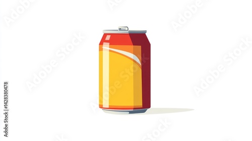 Wallpaper Mural Red and yellow soda can illustration Torontodigital.ca