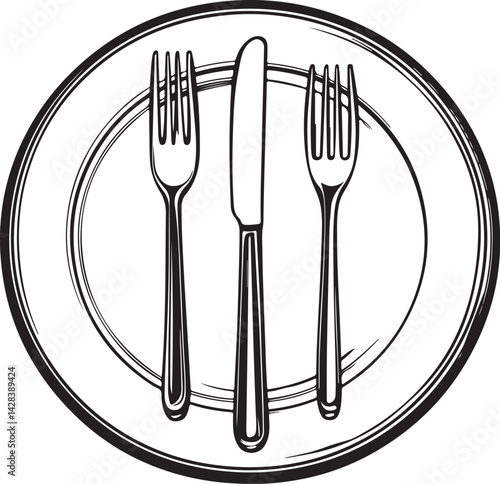 fork and knife