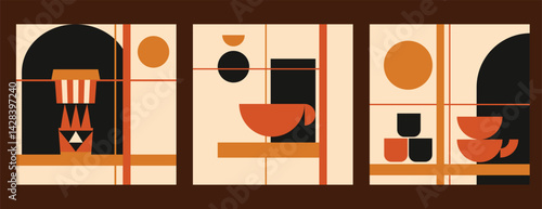 Bauhaus Coffee Cup Art