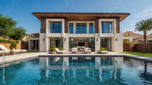 Wallpaper Mural swimming pool in hotel resort Torontodigital.ca