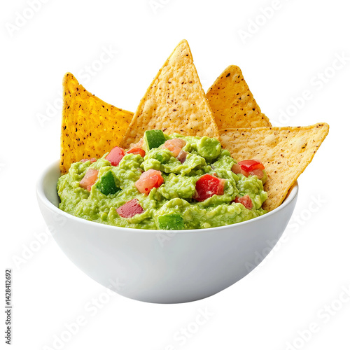 nachos and guacamole