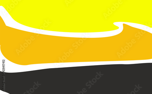 Clean abstract design in yellow, white and dark gray tones