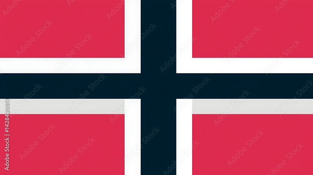 Fototapeta premium National Flag, Nordic Cross
