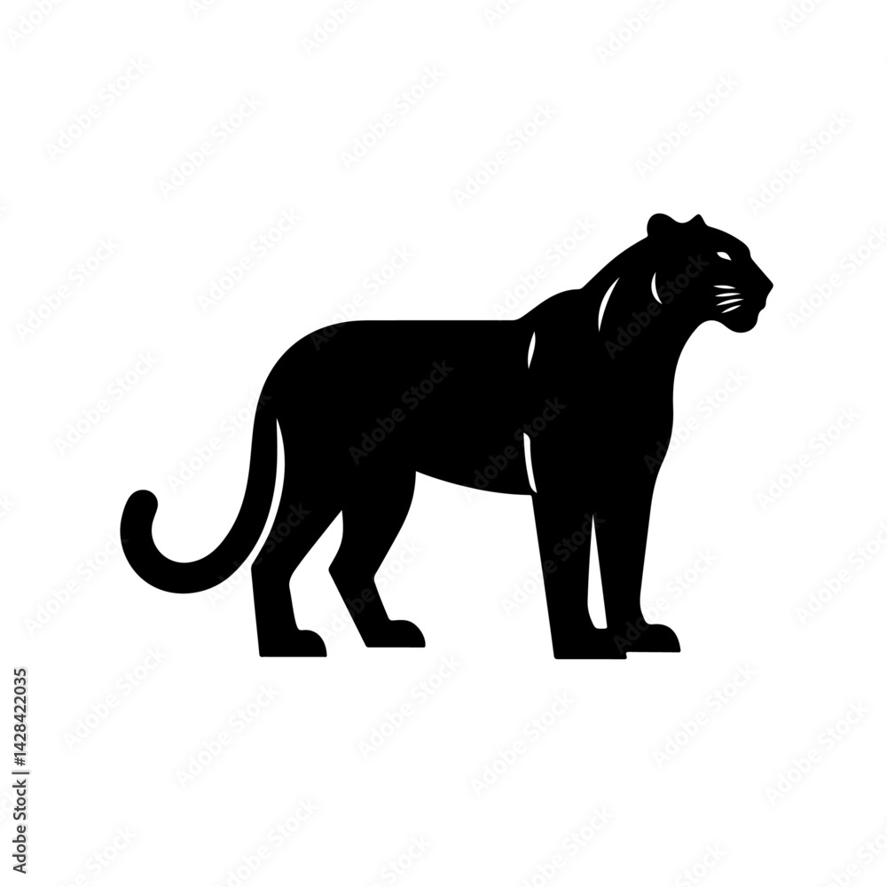 Obraz premium panther silhouette