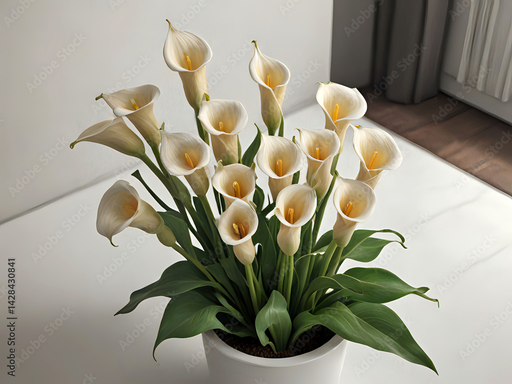 weiße Calla