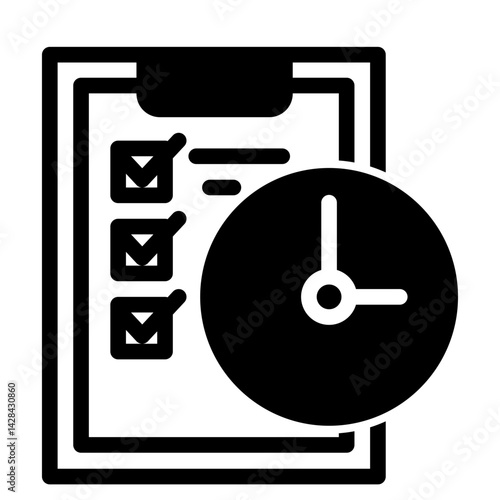 This is a Clipboard icon from the Organization icon collection with Mixed style