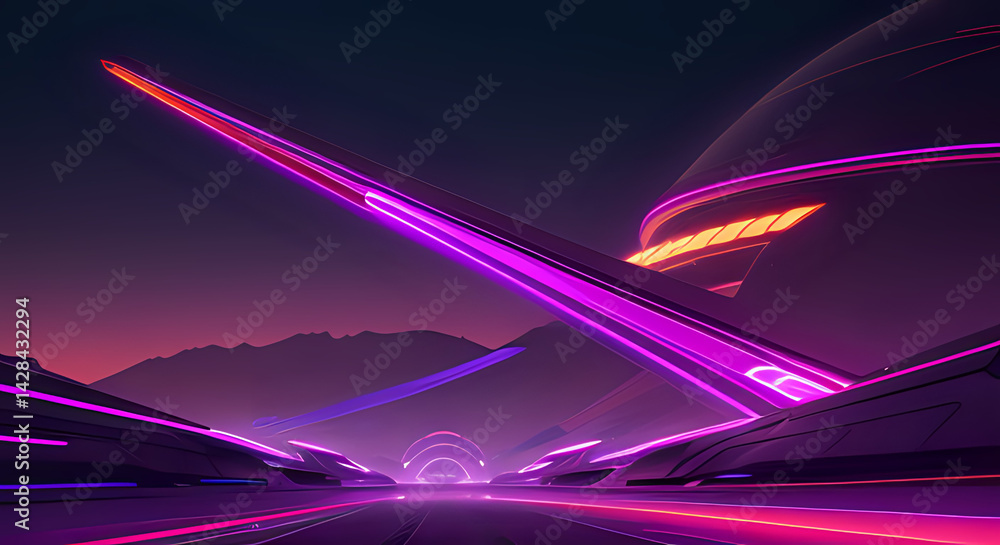 Neon Stadt