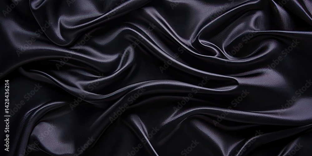 Fototapeta premium Luxurious Dark Fabric Drape