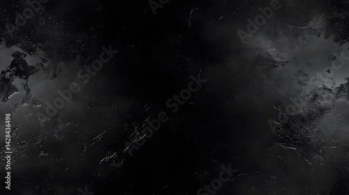 Dark, textured surface with contrasting light and shadow.