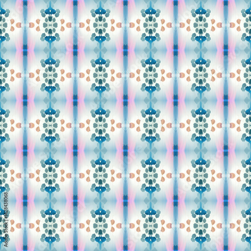Seamless art pattern ornament strip, abstract 
