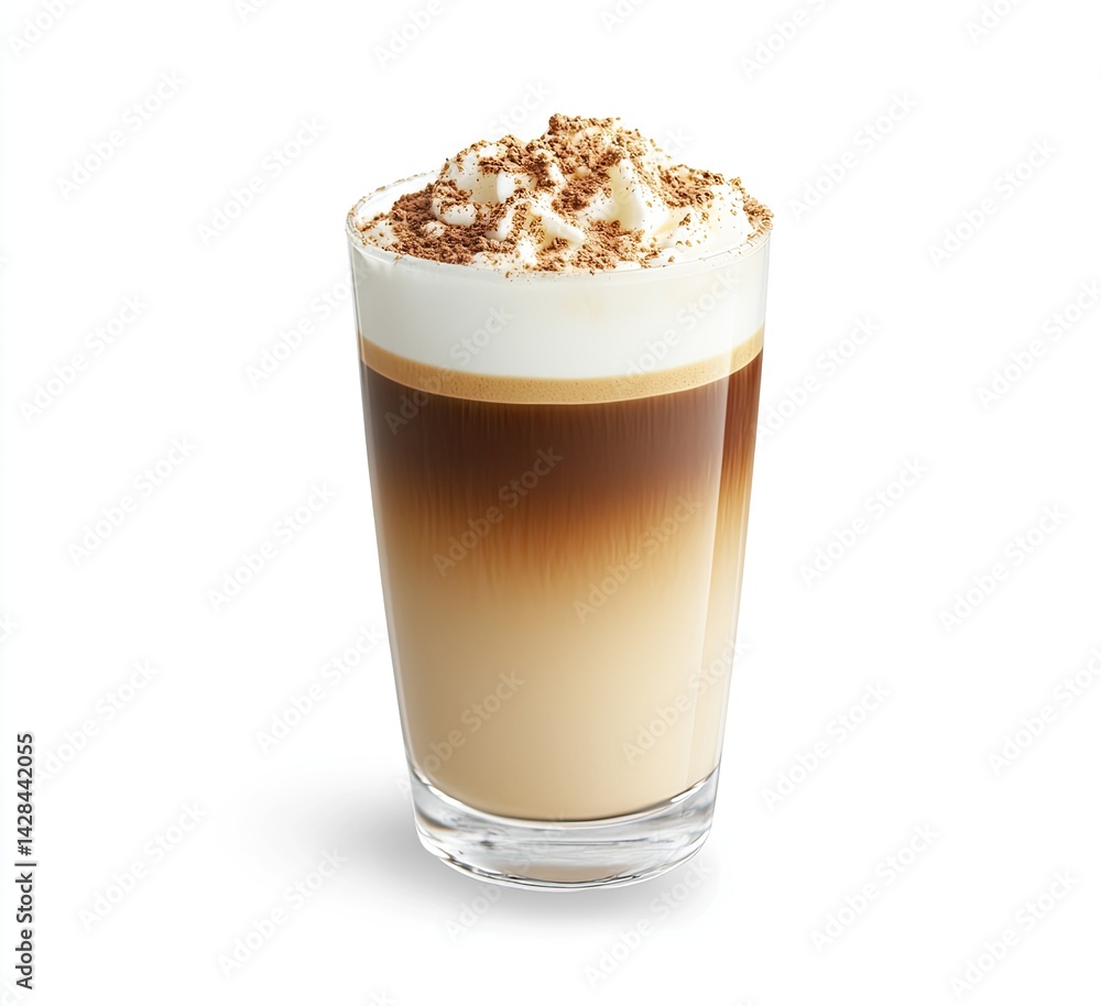 Latte with whipped cream Latte with whipped cream