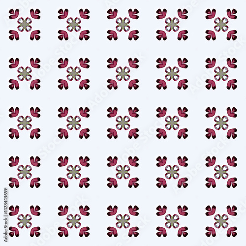 Seamless pattern ornament geometry, abstraction