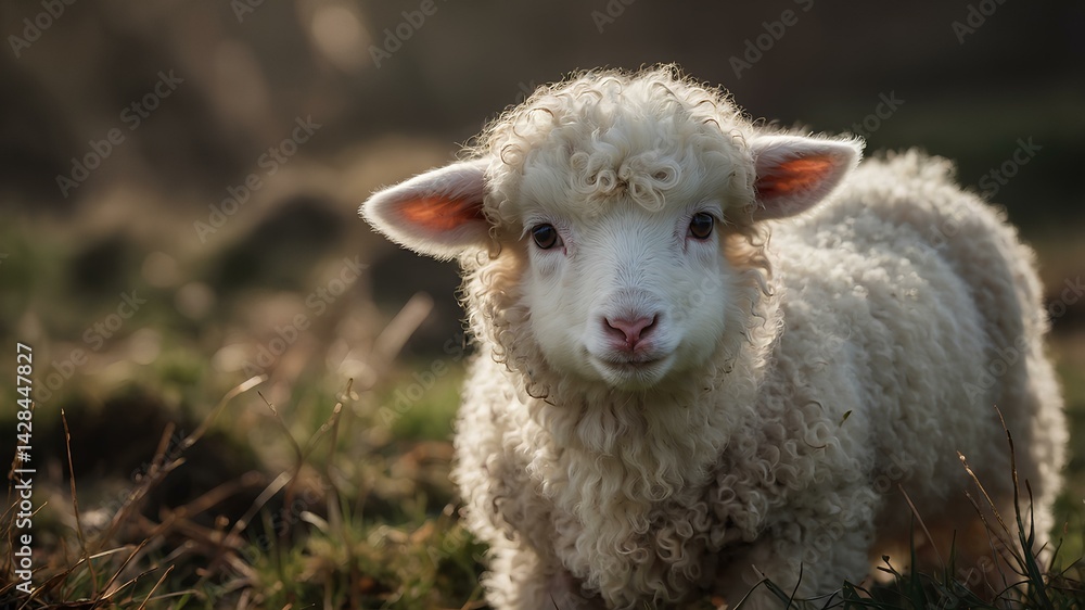 Obraz premium Lamb on Meadow
