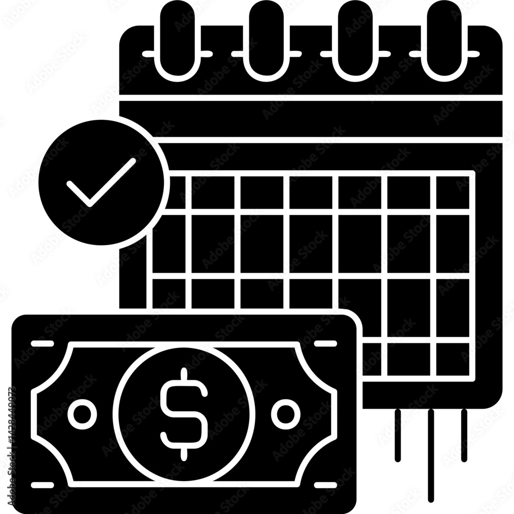Obraz premium Salary Icon Vector Element