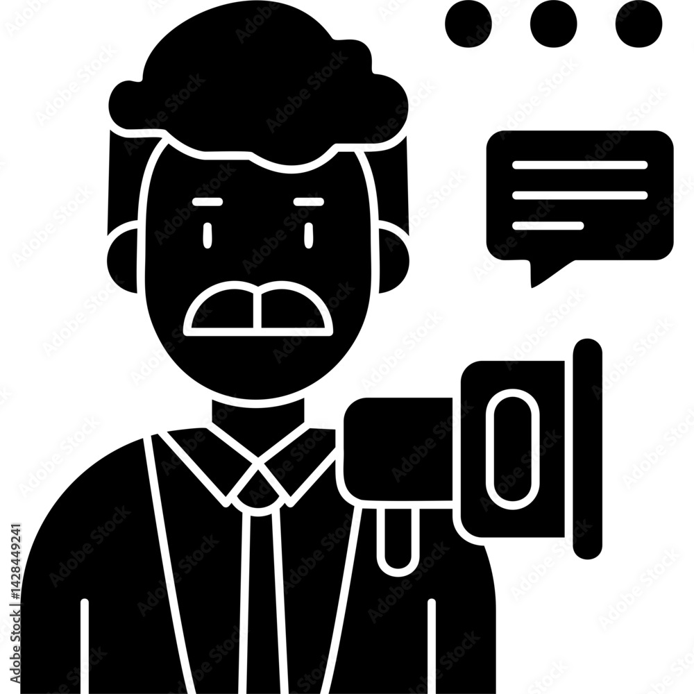 Advertising Icon Vector Element Advertising Icon Vector Element