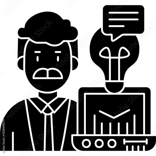 Copywriting Icon Vector Element