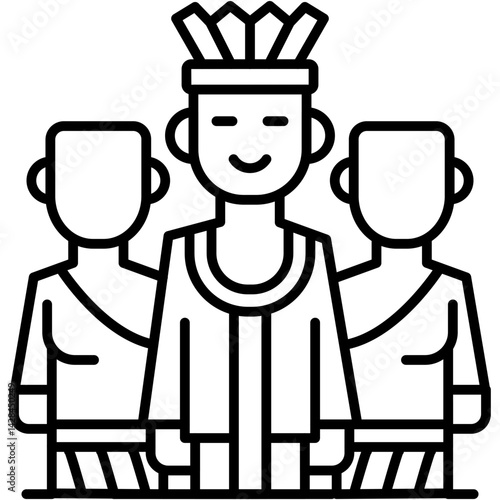 Prehistoric Man Icon Vector Element