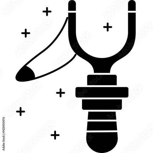 Slingshot Icon Vector Element