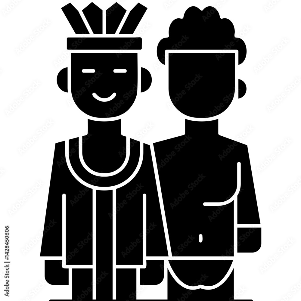 Tribe Icon Vector Element Tribe Icon Vector Element