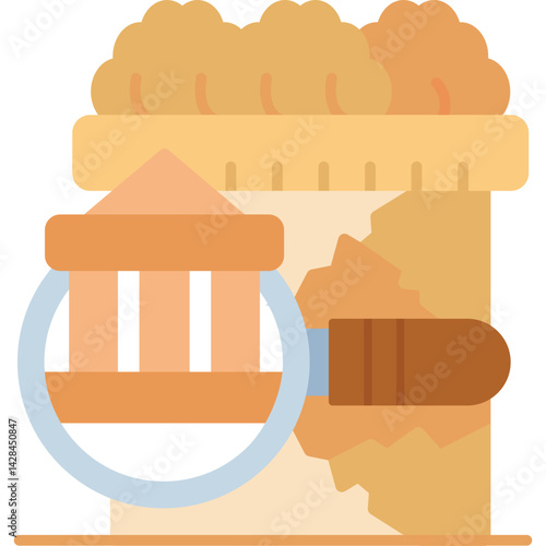Bunker Icon Vector Element