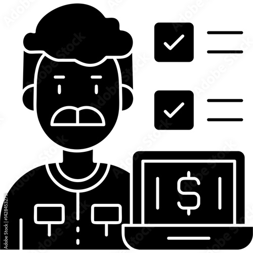 Internship Icon Vector Element