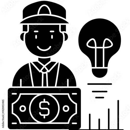 Money Idea Icon Vector Element