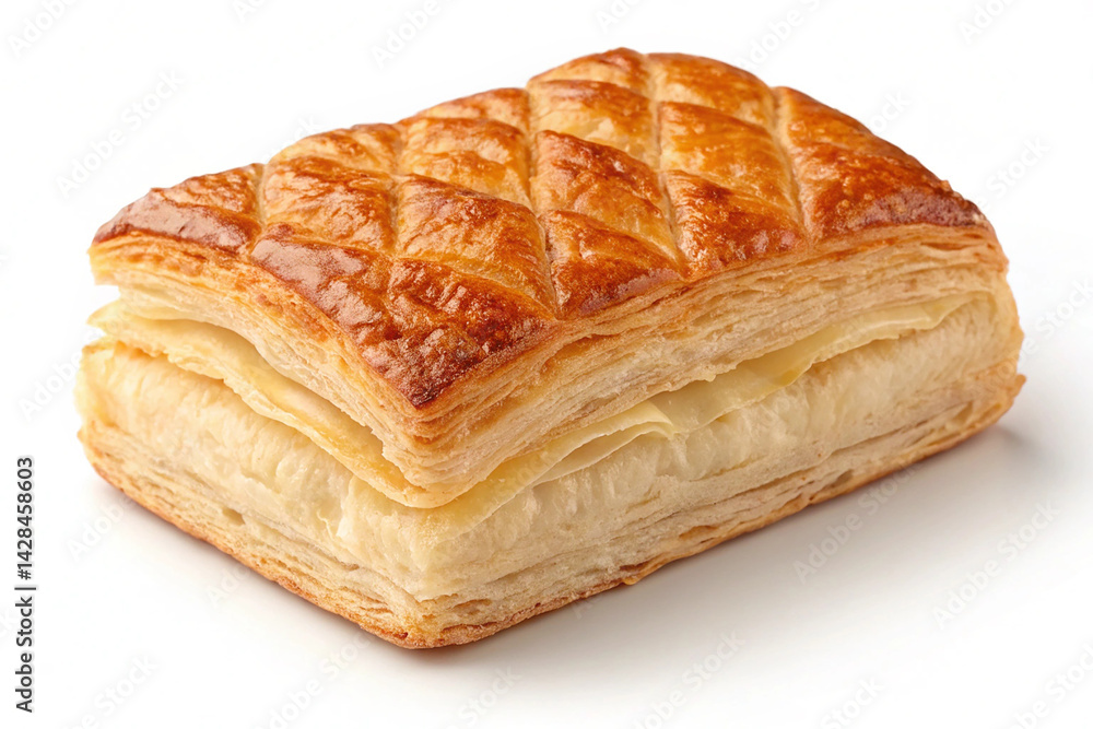 Puff pastry isolated on transparent background Puff pastry isolated on transparent background