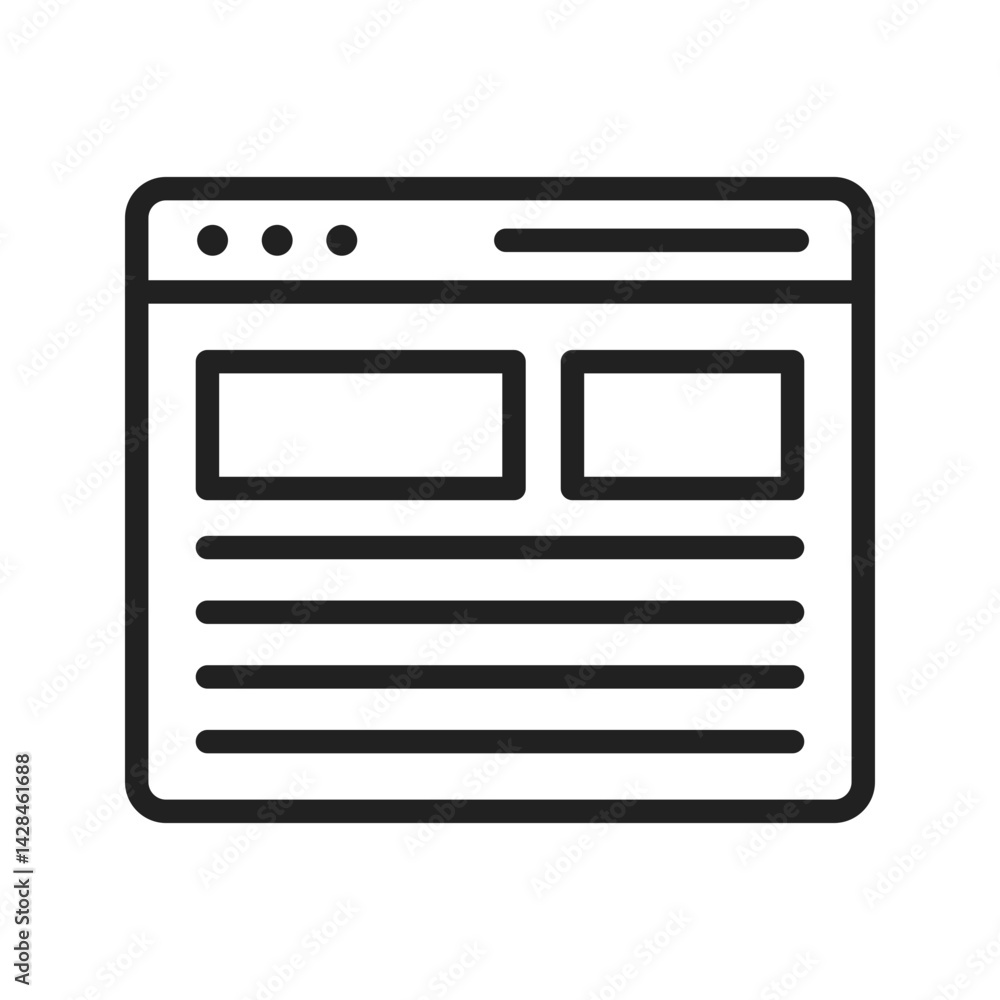 Vision icon vector image. Suitable for mobile apps, web apps and print media.