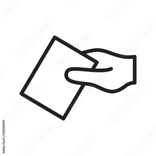 Vote icon vector image. Suitable for mobile apps, web apps and print media.