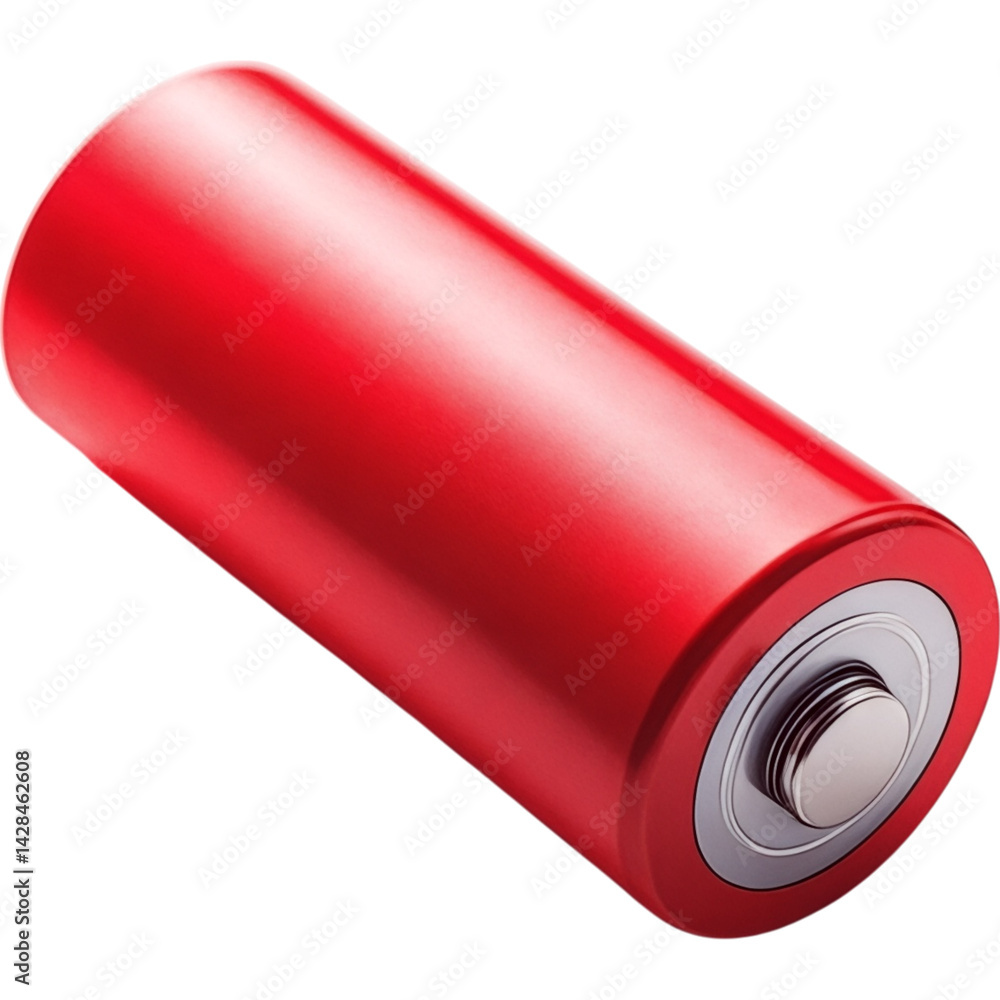 Shiny Red AA Battery Shiny Red AA Battery