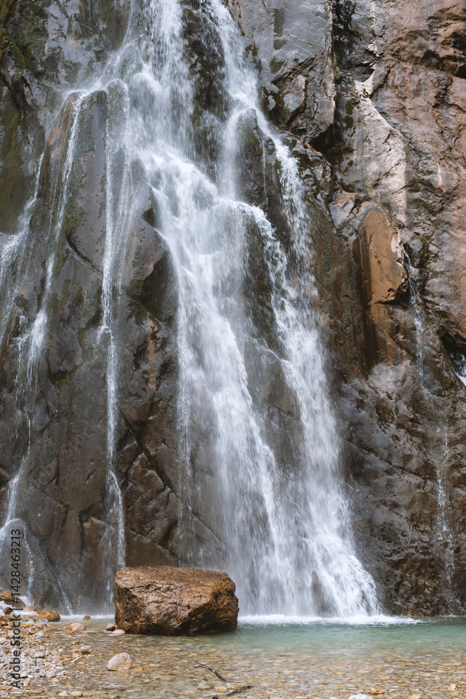 fresh waterfall scenery