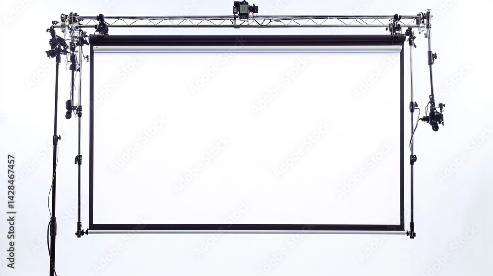Professional Photography Studio Setup White Background Large Screen System High Quality Lighting Equipment Modern Clean Design Image Production Backdrop Clean Professional Photo Studio Setup for Professional Photography Studio Setup White Background Large Screen System High Quality Lighting Equipment Modern Clean Design Image Production Backdrop Clean Professional Photo Studio Setup for