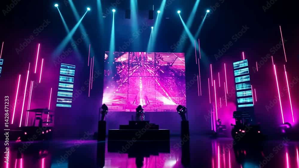 A vibrant stage performance