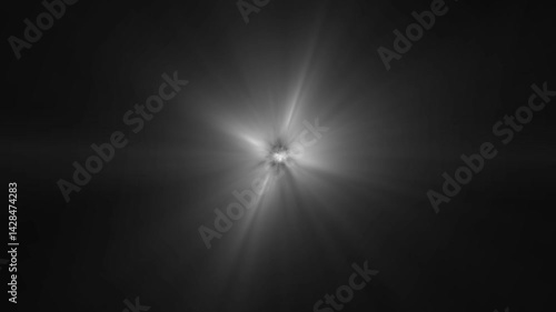 HD shining light beams and volumetric light rays animation with radiant illumination, lens flare, sunbeam glow, and abstract light streaks for vfx, promo videos, and spiritual content...,