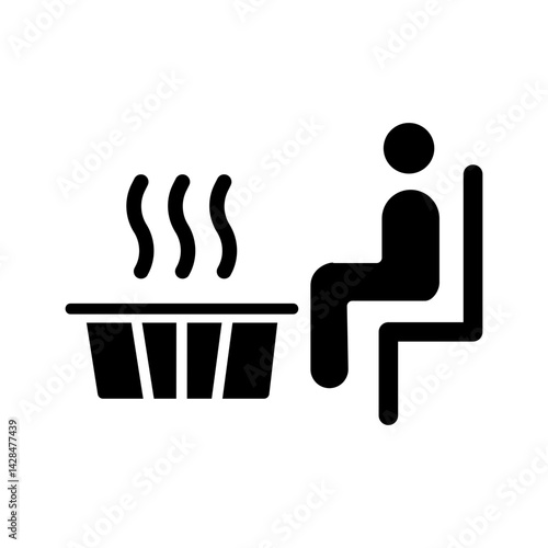 Steam Room Vector Icon